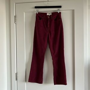 The Great Burgundy Corduroy Pants